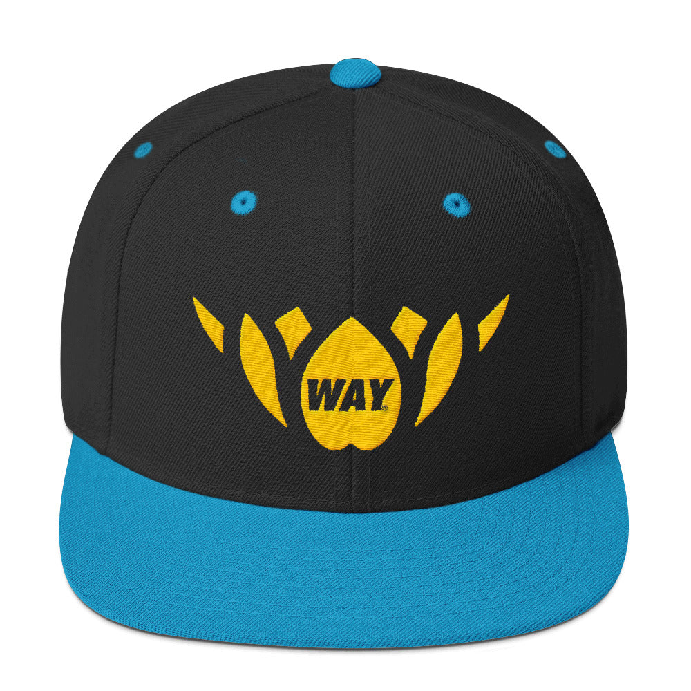 Teal & Gold- Snapback Hat