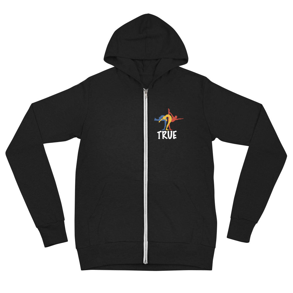 True Bikram Yoga-Unisex zip hoodie