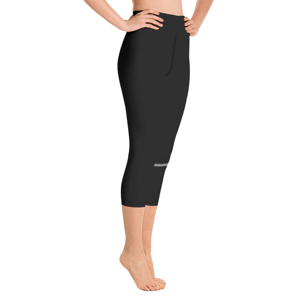True Yoga Vermont-DTL Gray Capri