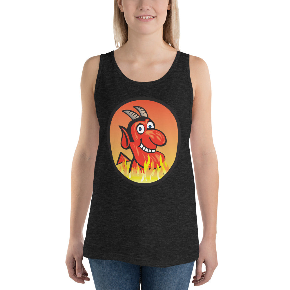 Yoga Hell Devil-Unisex  Tank Top
