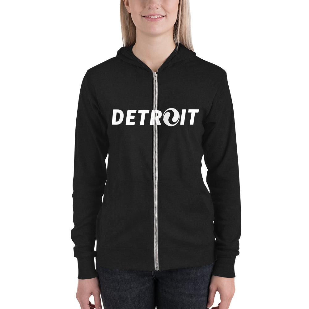 Fuse45-Detroit Unisex zip hoodie