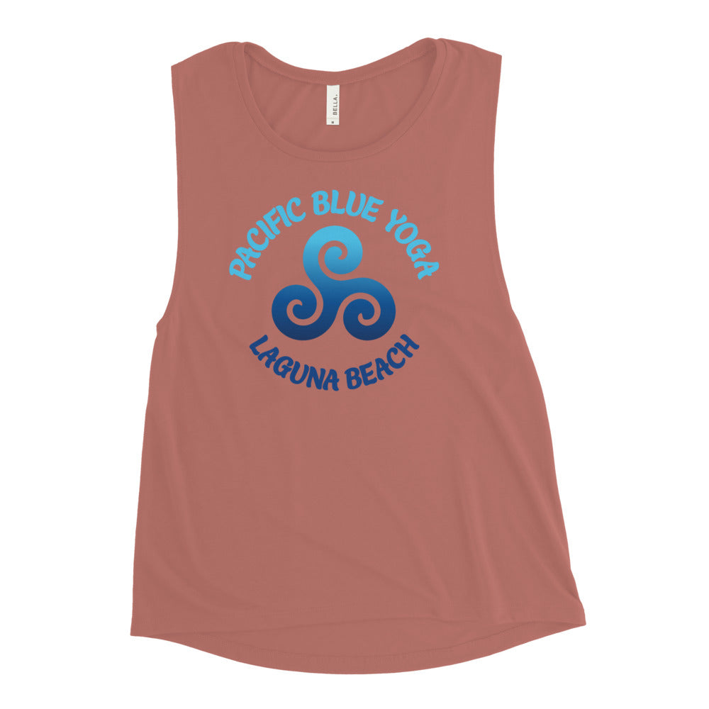 Pacific Blue Yoga-Ladies’ Muscle Tank