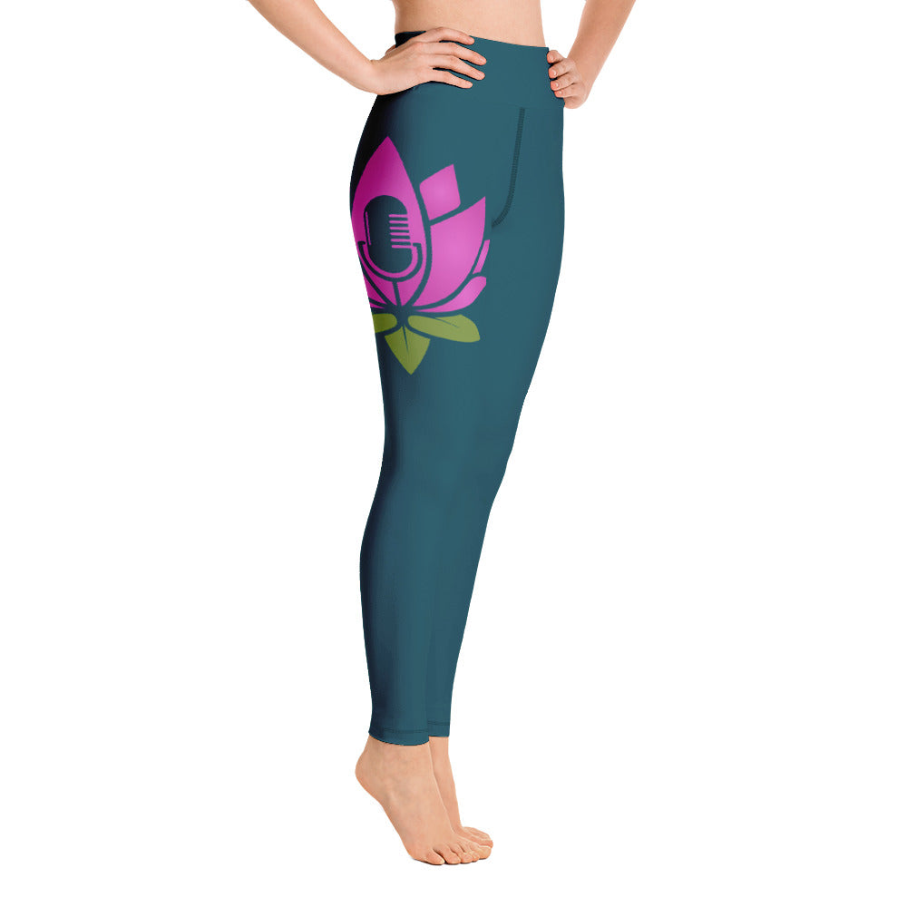 Dharma Talk Blue Lotus Leggings