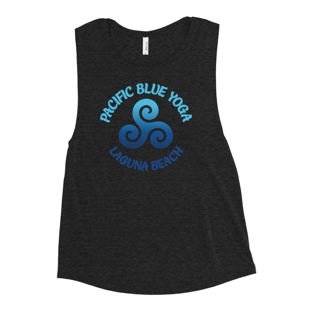 Pacific Blue Yoga-Ladies’ Muscle Tank