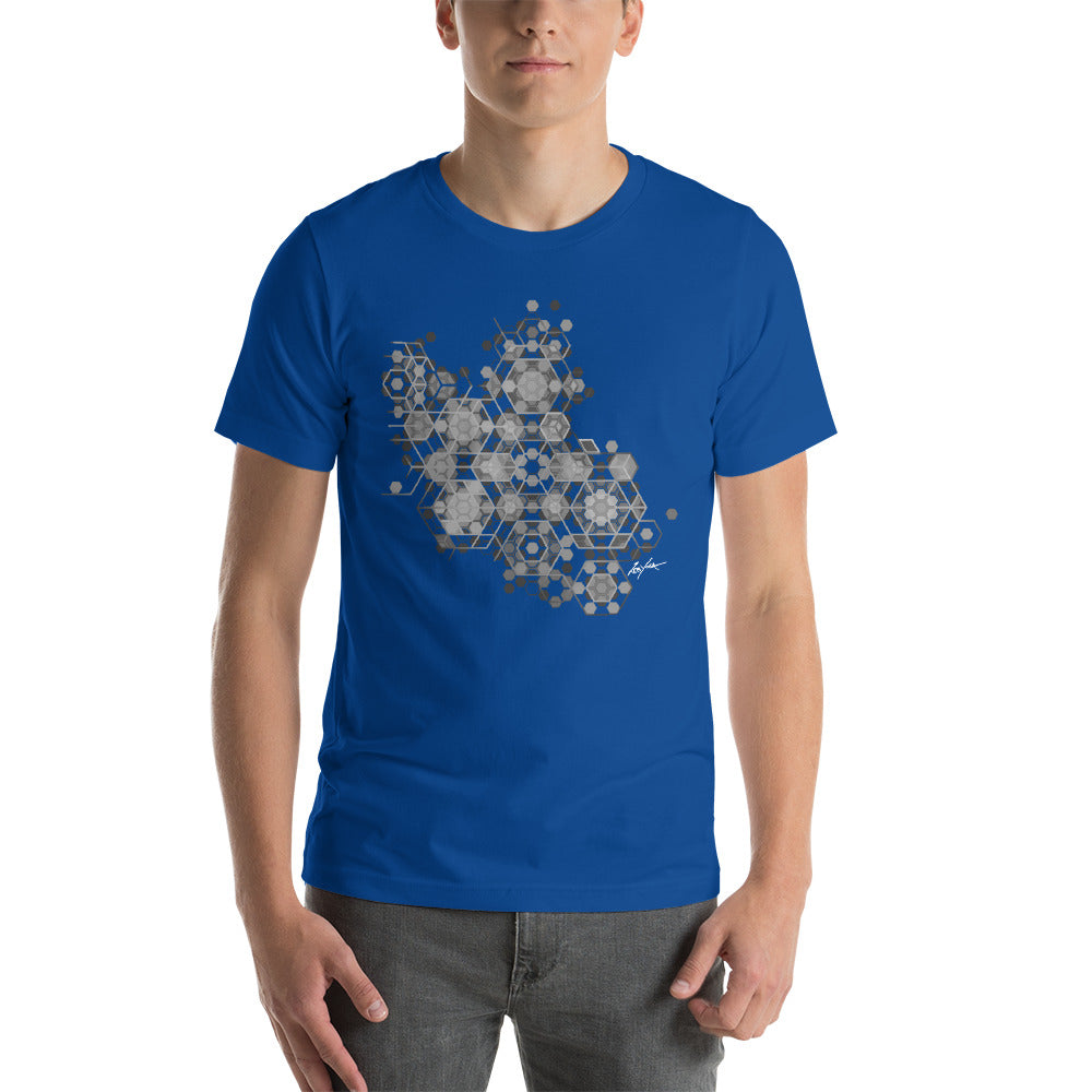 ZEB Yoga Tattoo Dark-Short-Sleeve Unisex T-Shirt