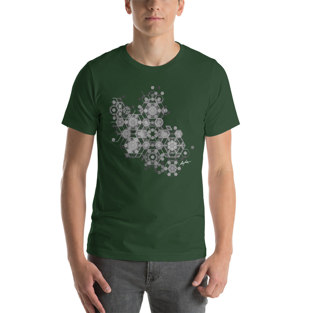 ZEB Yoga Tattoo Dark-Short-Sleeve Unisex T-Shirt