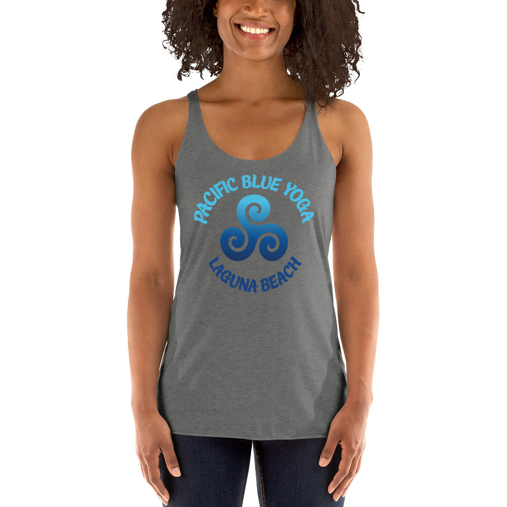 Pacific Blue Yoga-Women's Racerback Tank