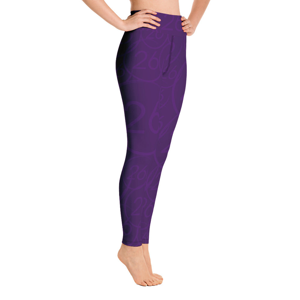 Turbo26-Leggings 26 Logo Grape