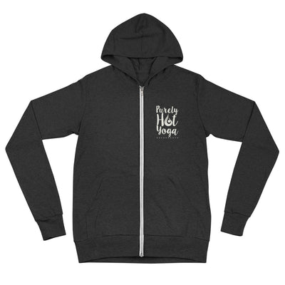 Purely Hot Yoga-Unisex lightweight zip hoodie