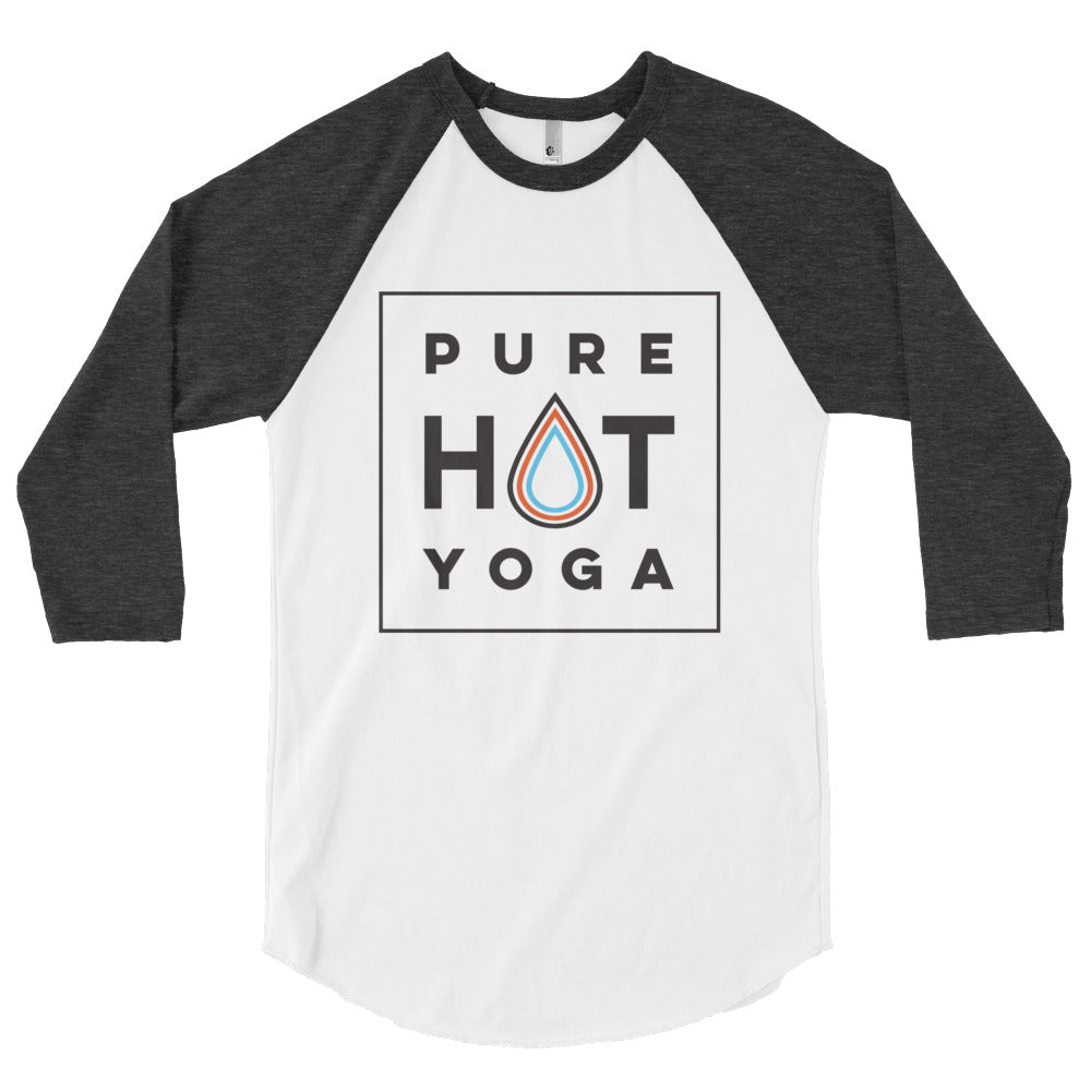 Pure Hot Yoga St. Louis-3/4 Sleeve Raglan Shirt
