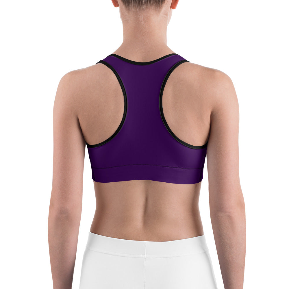 Turbo26-Sports Bra Grape 26 Logo