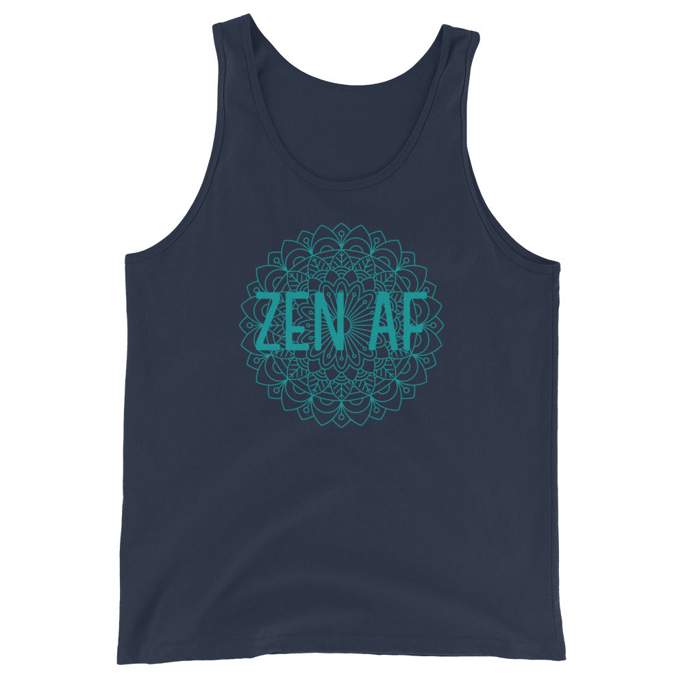 M3Yoga-Zen AF Back Logo-Unisex  Tank Top