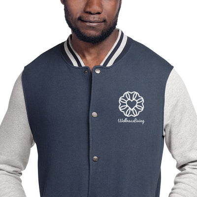 Wellness Living-Embroidered Champion Bomber Jacket