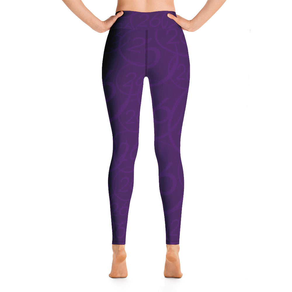 Turbo26-Leggings 26 Logo Grape