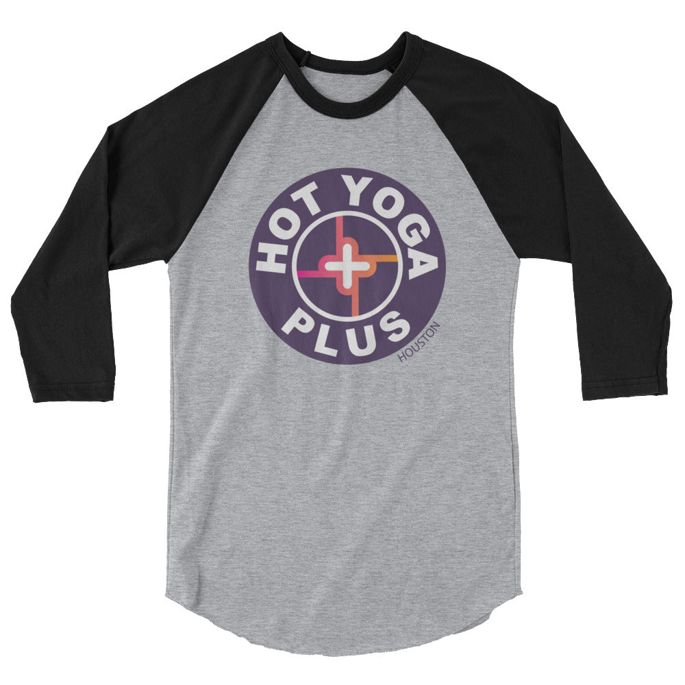 Hot Yoga Plus-3/4 sleeve raglan shirt