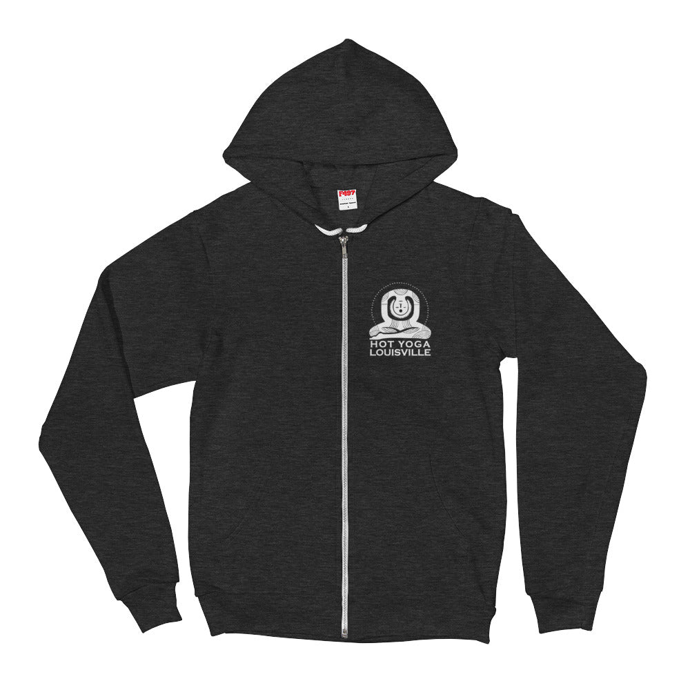 Hot Yoga Louisville Unisex Flex Fleece Zip Hoodie
