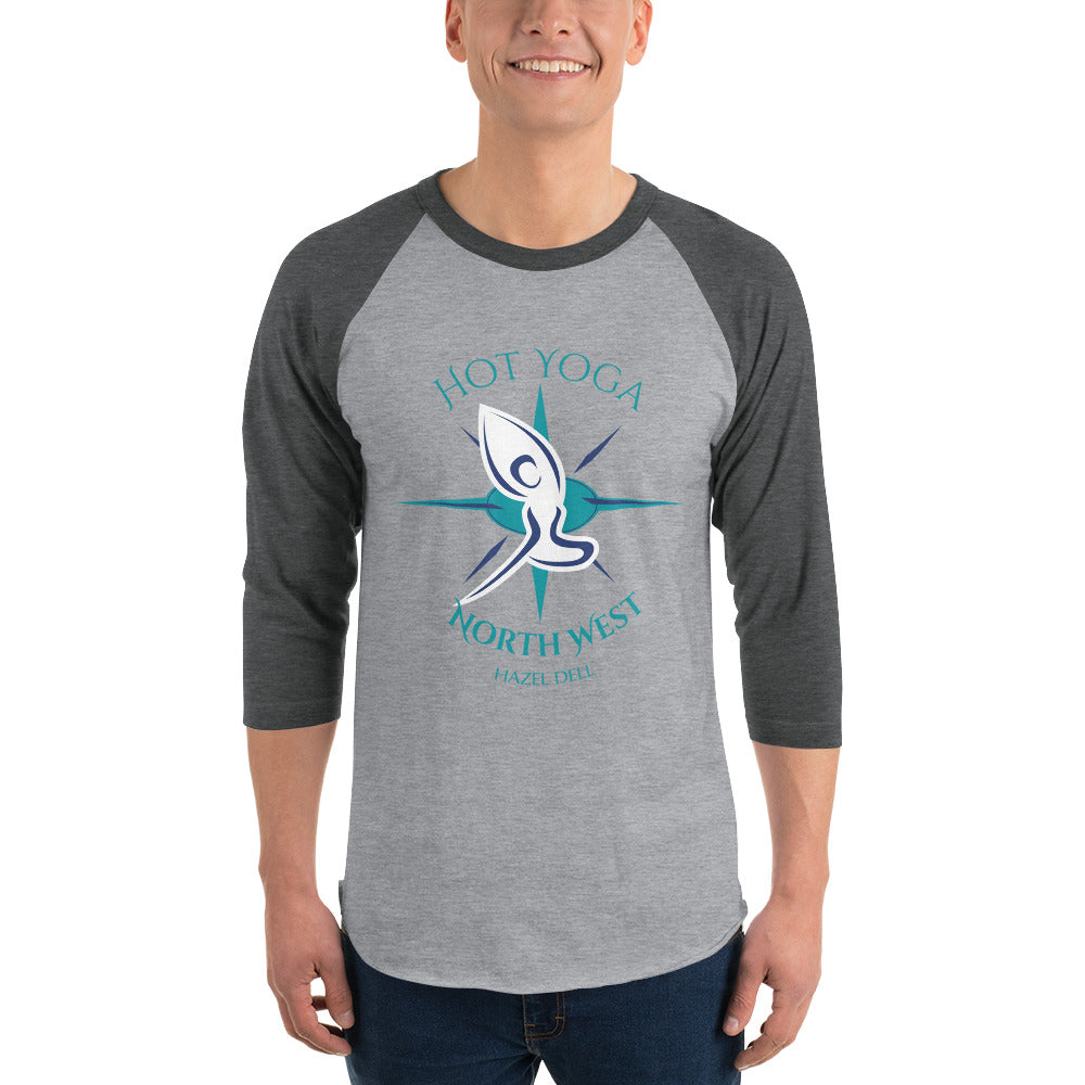 Hot Yoga North West -  Unisex 3/4 Sleeve Raglan Shirt