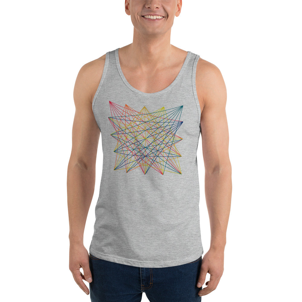 Gaze Abstract Unisex  Tank Top
