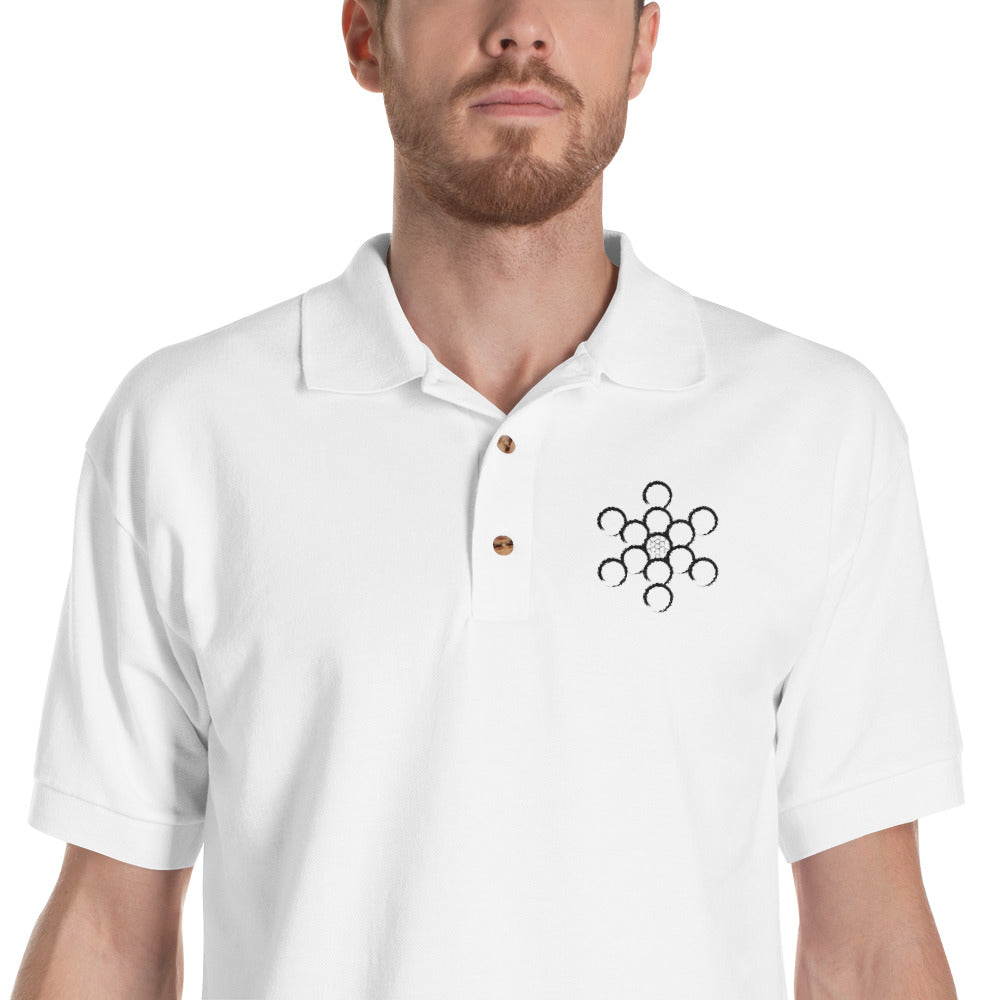 Yoga Golf Coach-Embroidered Polo Shirt