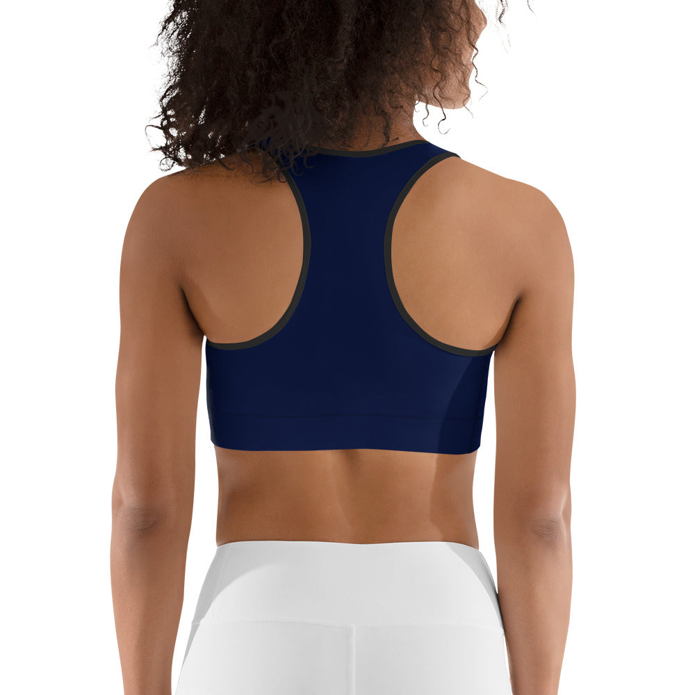 Turbo26-Sports Bra Navy 26 Logo