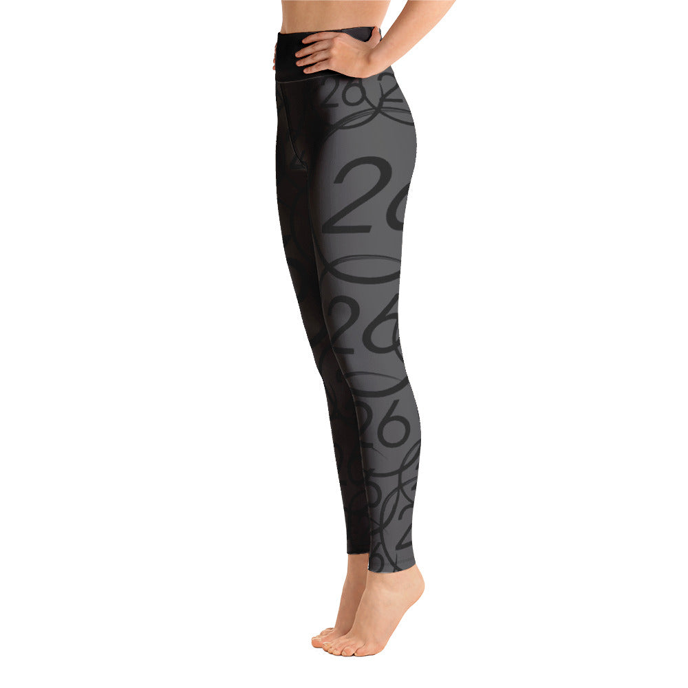 Turbo26-Leggings 26 Logo Gray