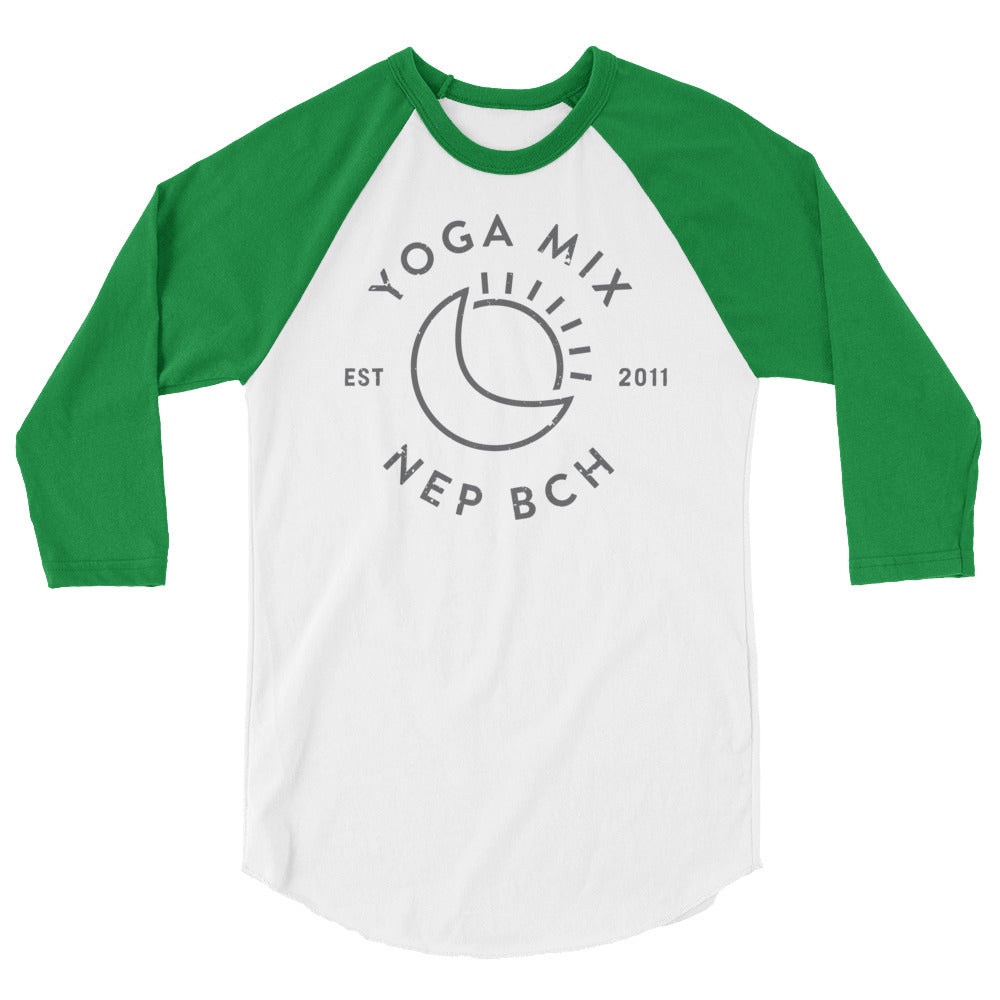 Yoga Mix-3/4 sleeve raglan shirt