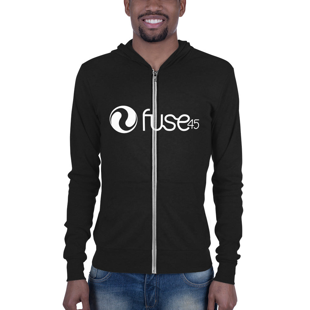 Fuse45-Unisex zip hoodie