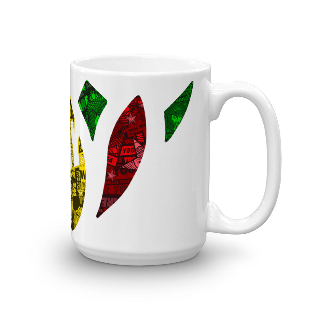 Rasta Lotus Mug