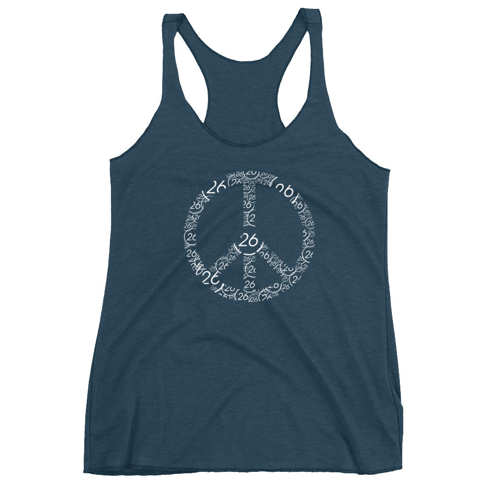 Turbo26-Peace Women's Racerback Tank