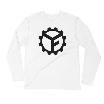 YOGA FACTORY-Long Sleeve Fitted Crew