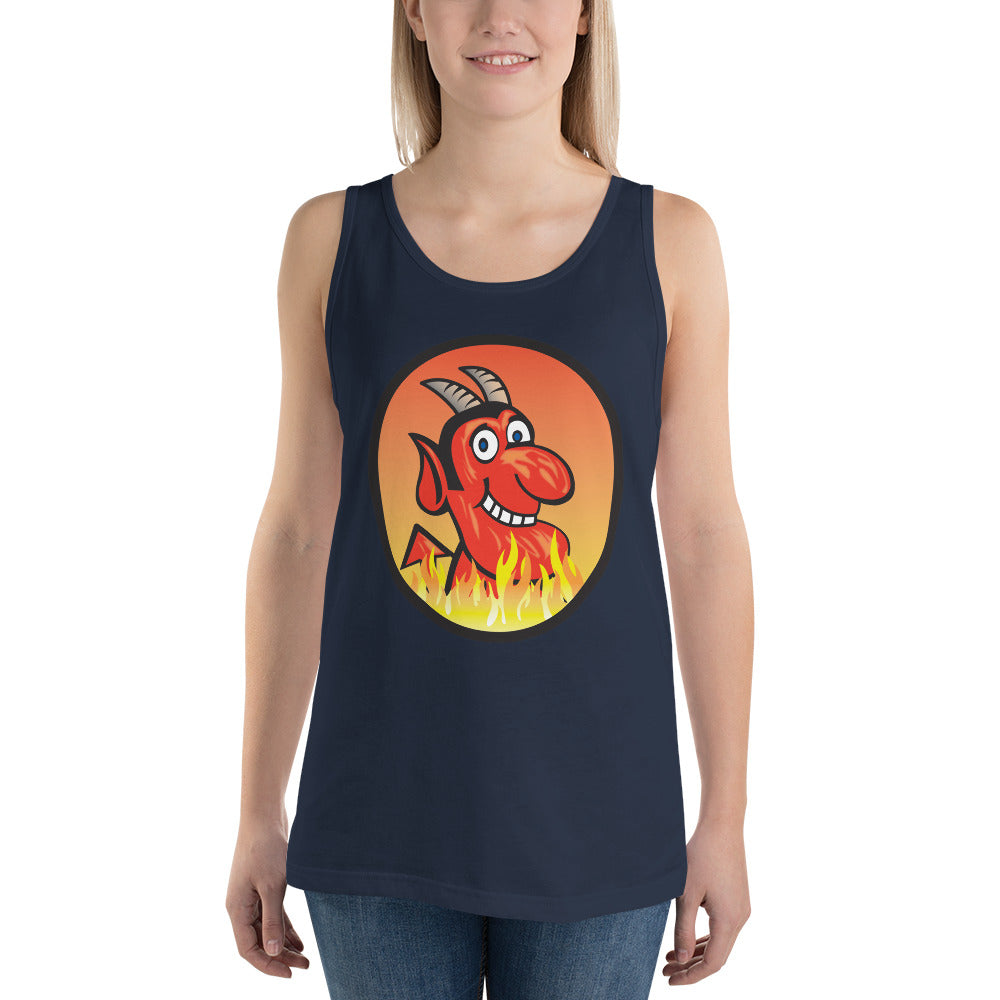 Yoga Hell Devil-Unisex  Tank Top