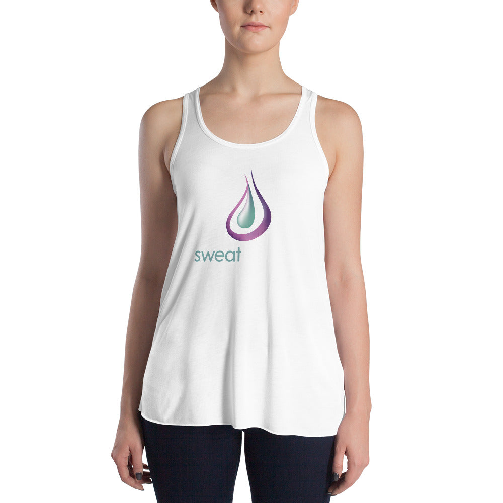 Sweat Central-Women's Flowy Racerback