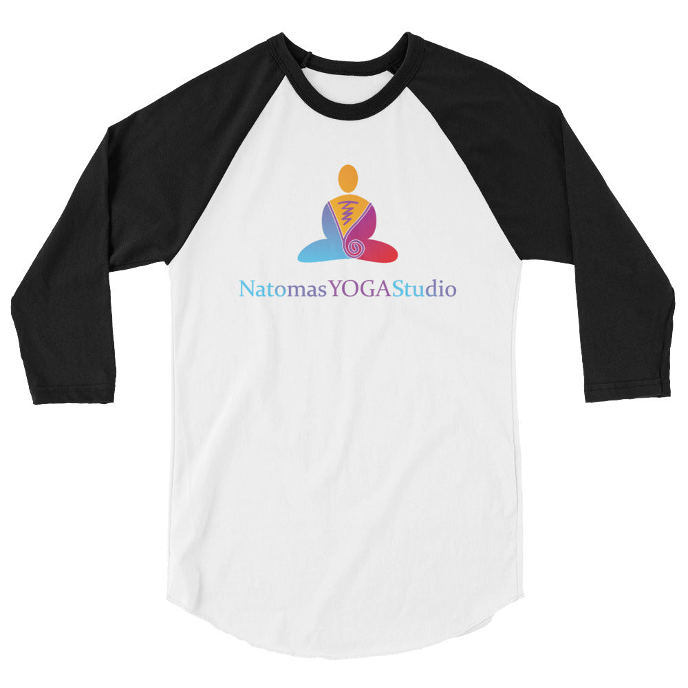 Natomas Yoga Studio-3/4 Sleeve Raglan Shirt