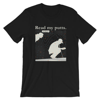 Read My Putts-Short-Sleeve Unisex T-Shirt