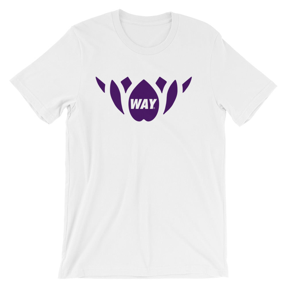 White + Purple Lotus Team Tee