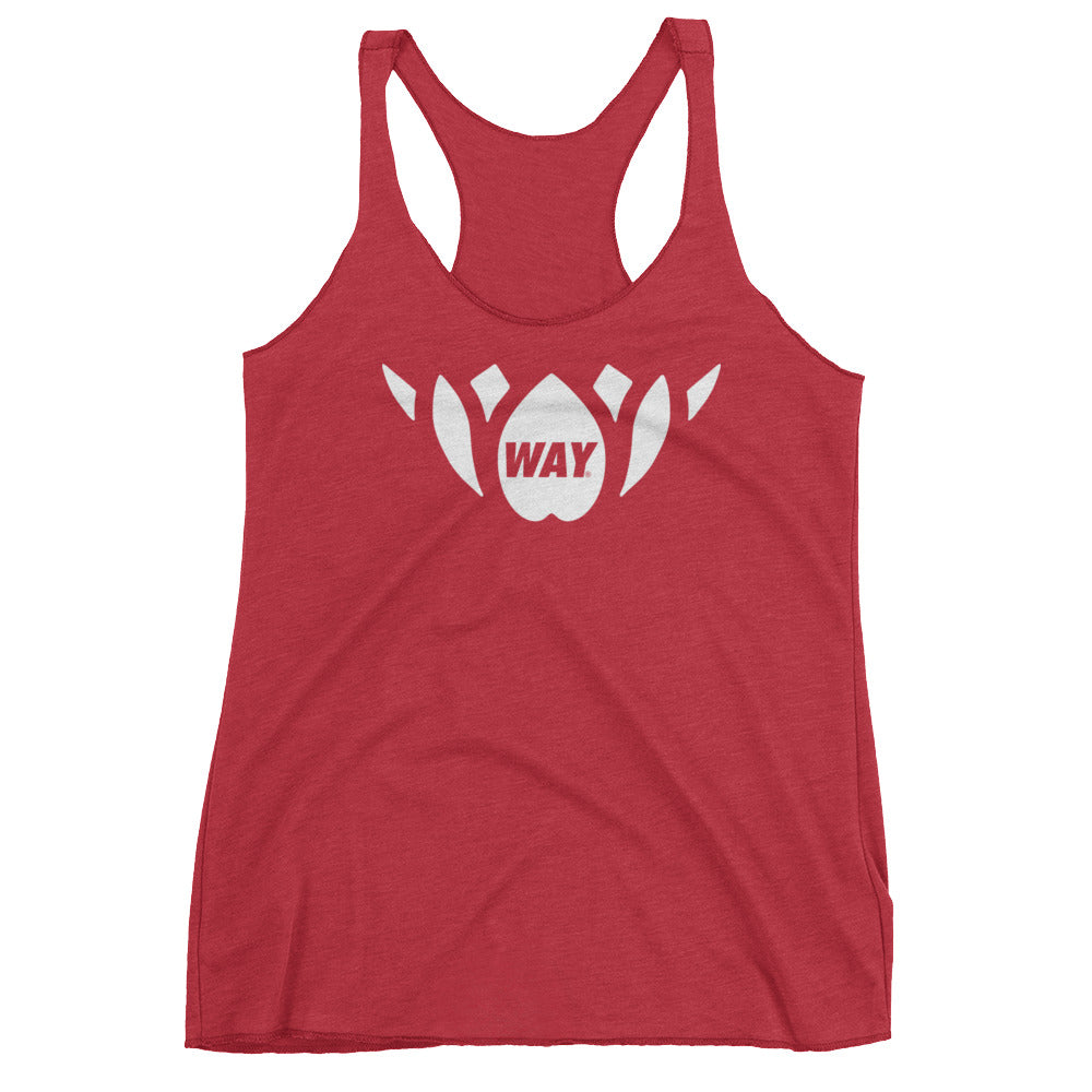 Red + White Lotus Team Tank
