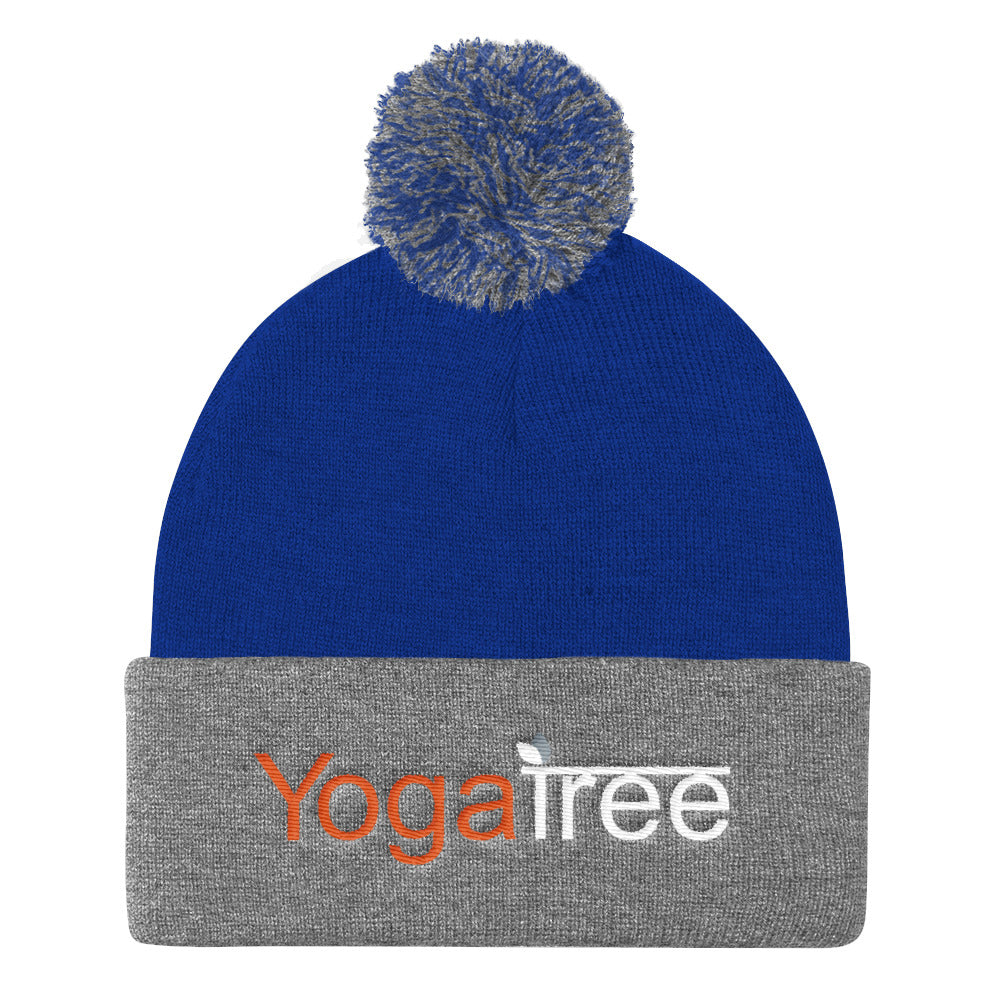 Yoga Tree-Pom Pom Knit Cap