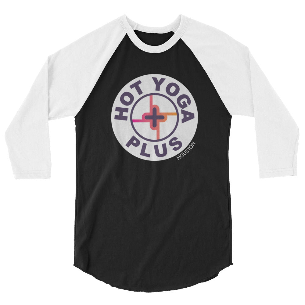 Hot Yoga Plus-3/4 sleeve raglan shirt