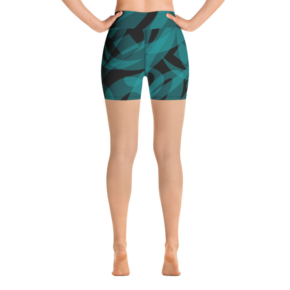 M3 Yoga-Big Logo Yoga Shorts