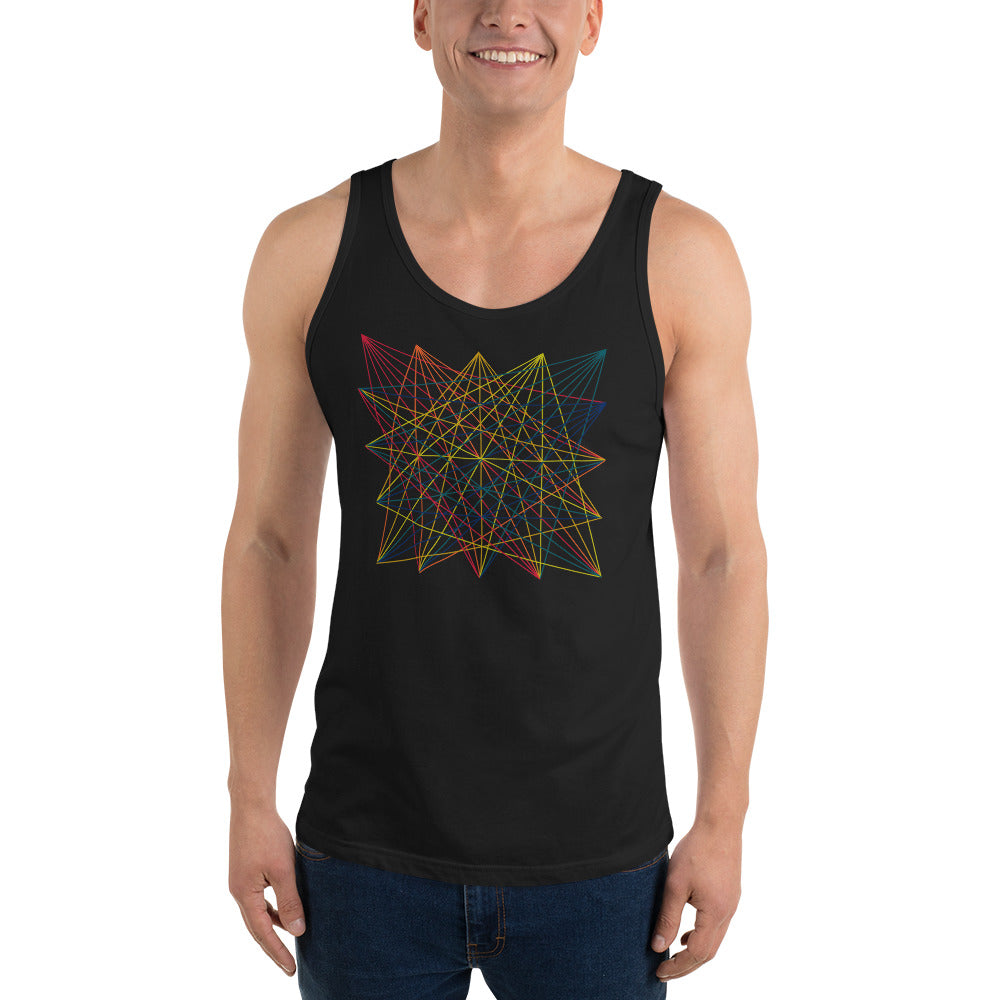 Gaze Abstract Unisex  Tank Top