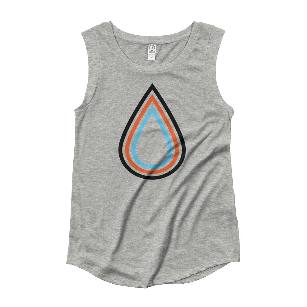 Pure Hot Yoga St. Louis-Ladies’ Cap Sleeve T-Shirt