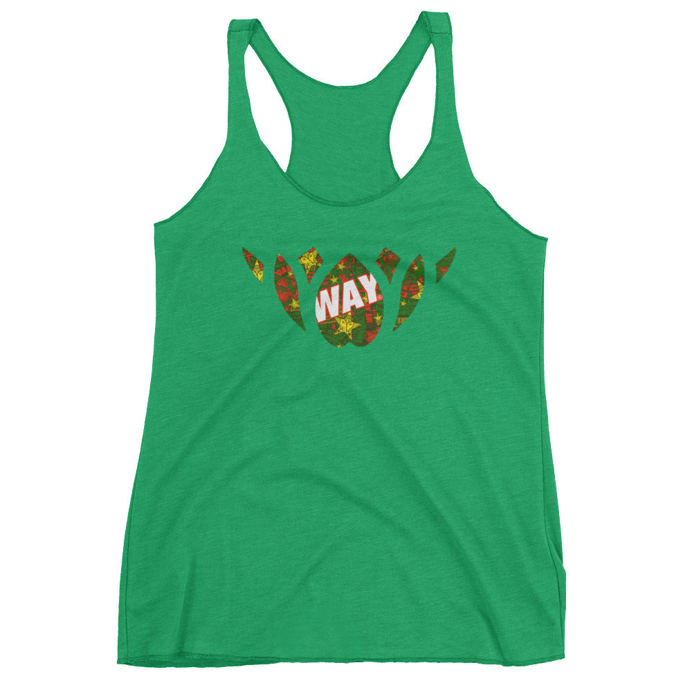 Rasta Lotus Tri-Blend Women's Tank