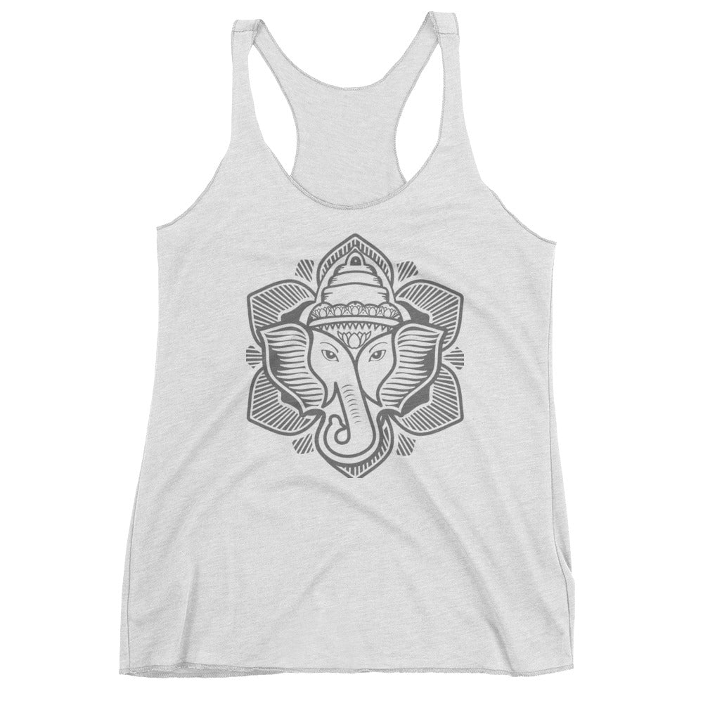 Classic Elephant Lotus Racerback Tank