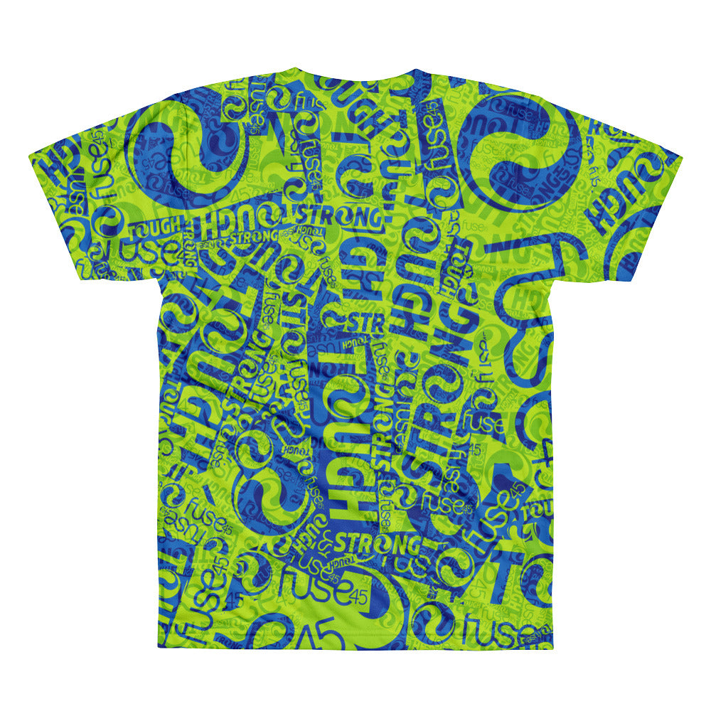Fuse45-Allover Print Men's T-Shirt