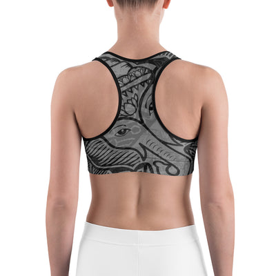 Way decay Sports bra Blk1