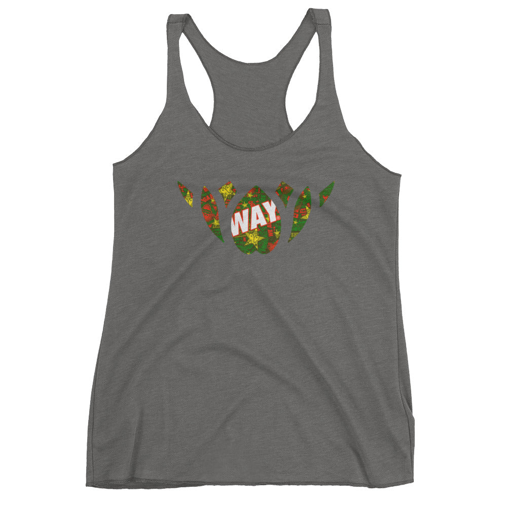 Rasta Lotus Tri-Blend Women's Tank