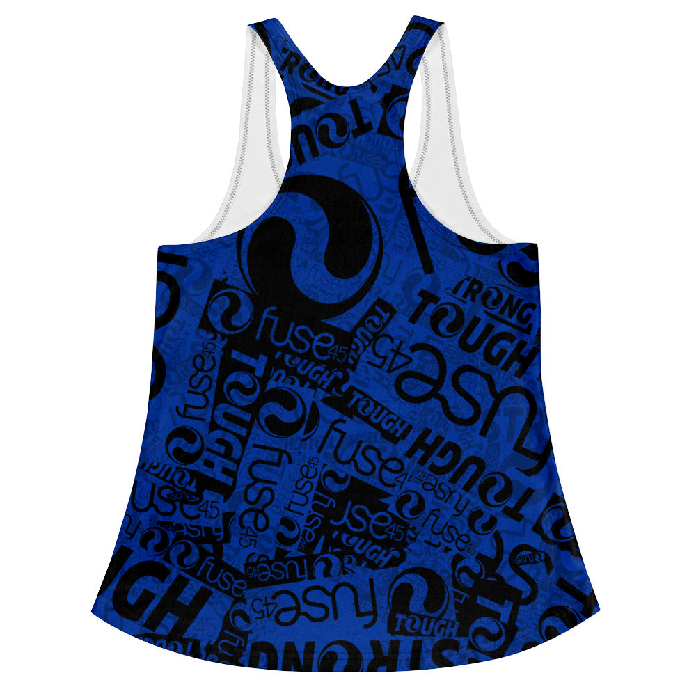 Fuse45-Allover Print Women's Racerback Tank