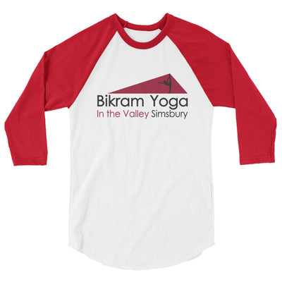 Bikram Yoga Simsbury-3/4 sleeve raglan shirt