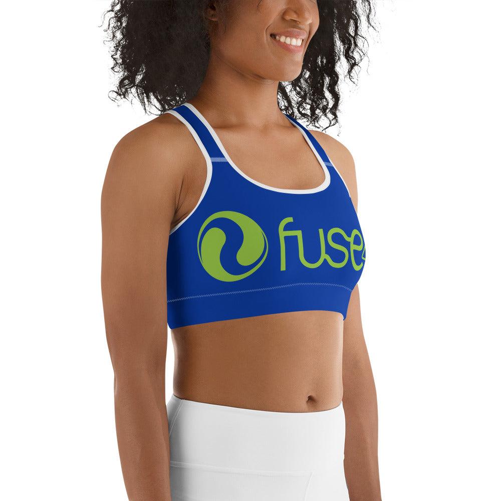 Fuse45-Blue Sports Bra