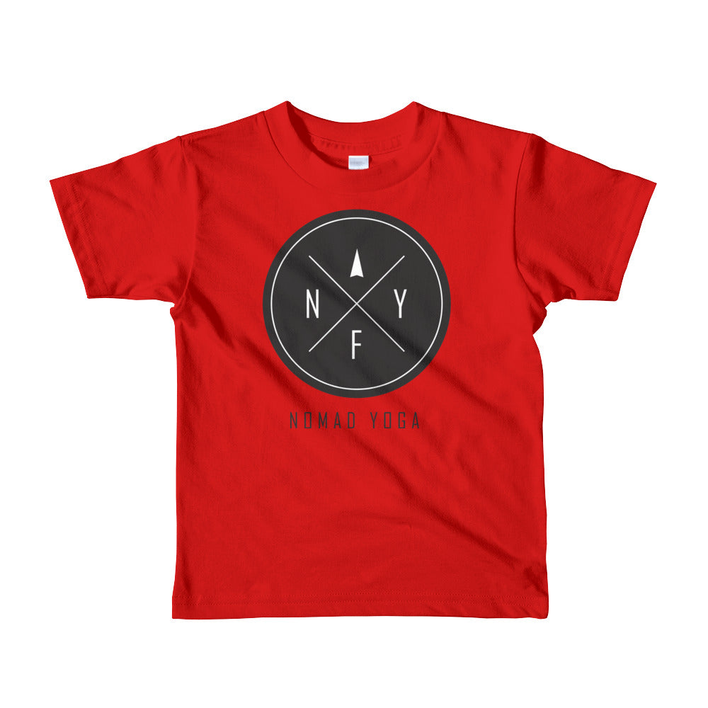 NOMAD YOGA-Short sleeve kids t-shirt